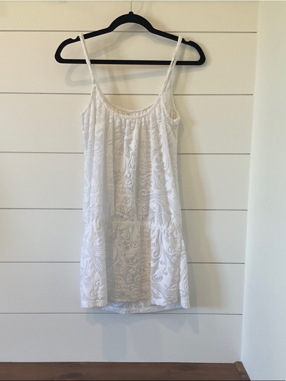 Lucky Brand White Swim Coverup Size M/L